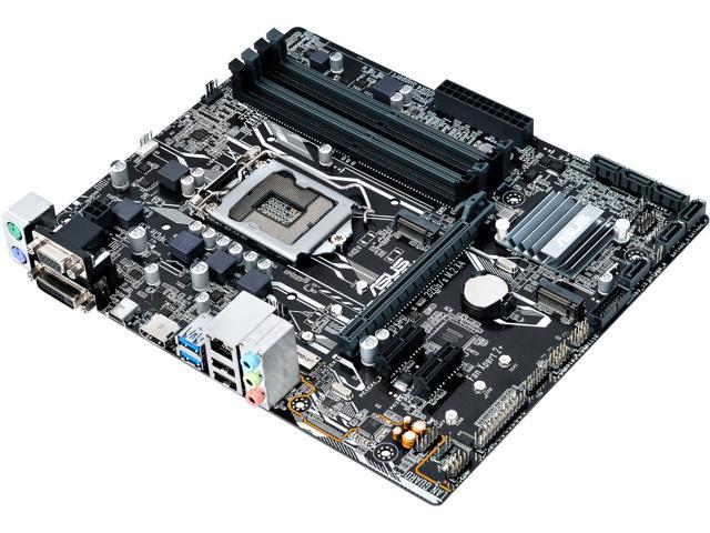 ASUS PRIME B250M-A Gaming Motherboard with led lighting