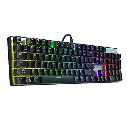 Aukey KM-G3 104-Key RGB Backlit Mechanical Keyboard