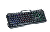 Eweadn GT5 Metal Rainbow Backlit Gaming Keyboard - Black