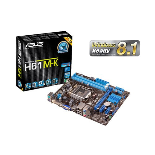 ASUS H61-M MOTHERBOARD LGA1155 WITH INTEL H61 CHIPSET