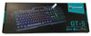 Eweadn GT5 Metal Rainbow Backlit Gaming Keyboard - Black