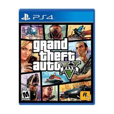 Grand Theft Auto V title PS4