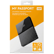 WD 4TB My Passport External Hard Drive