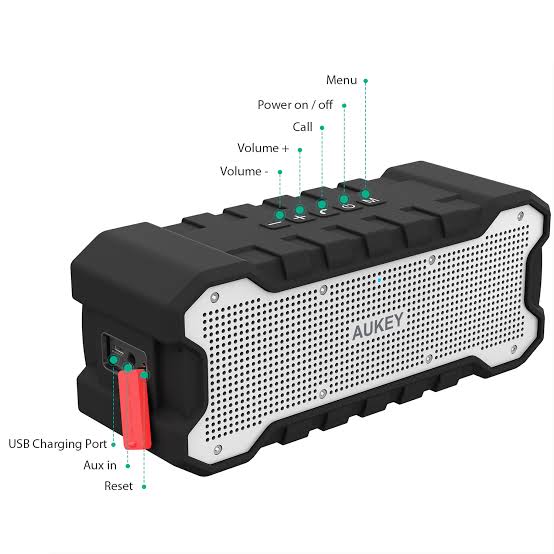 AUKEY SK-M12 Bluetooth Speaker Waterproof 4.2