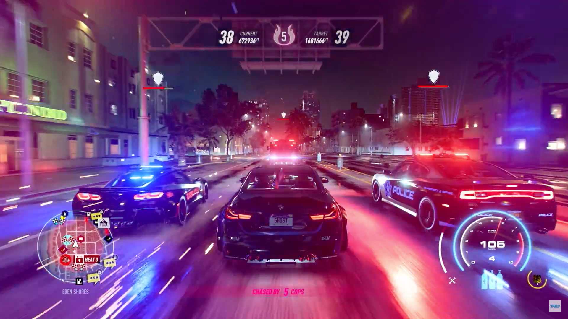 Need for Speed Heat Hit PS4 Title