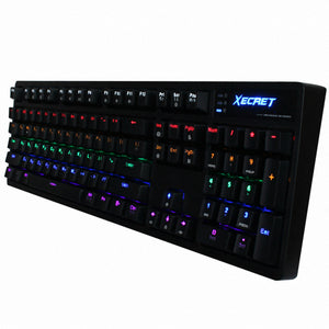 Xecret mechanical RGB gaming keyboard metal framed